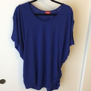 Royal blue blouse
